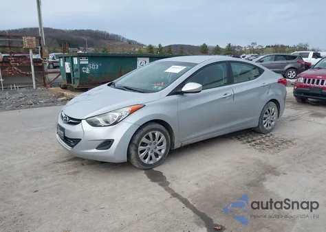 2011 Hyundai Elantra Gls from USA, damaged, VIN 5NPDH4AE2BH027718